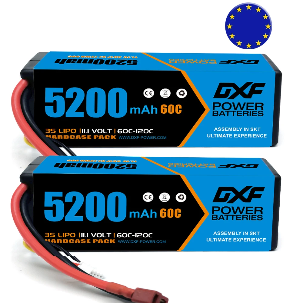 (Eu)Dxf Lipo 3S 11.1V Batteria 8400Mah 120C Grafene Racing Series Hardcase Per Rc Car Truck Evader Bx Truggy 1/8 Buggy Boat