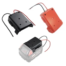

Best Price Battery Adapter for Milwaukee M18 XC18 18V Li-Ion Battery DIY Power Tool Battery Converter 14 Awg Wires Connector