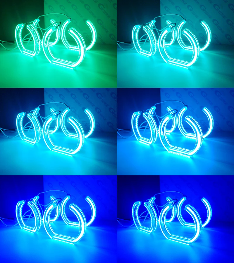 Geerge Crystal DTM Style LED Angel Eyes Kit For BMW 1 Series E81 E82 E87 E88 – Halo Rings