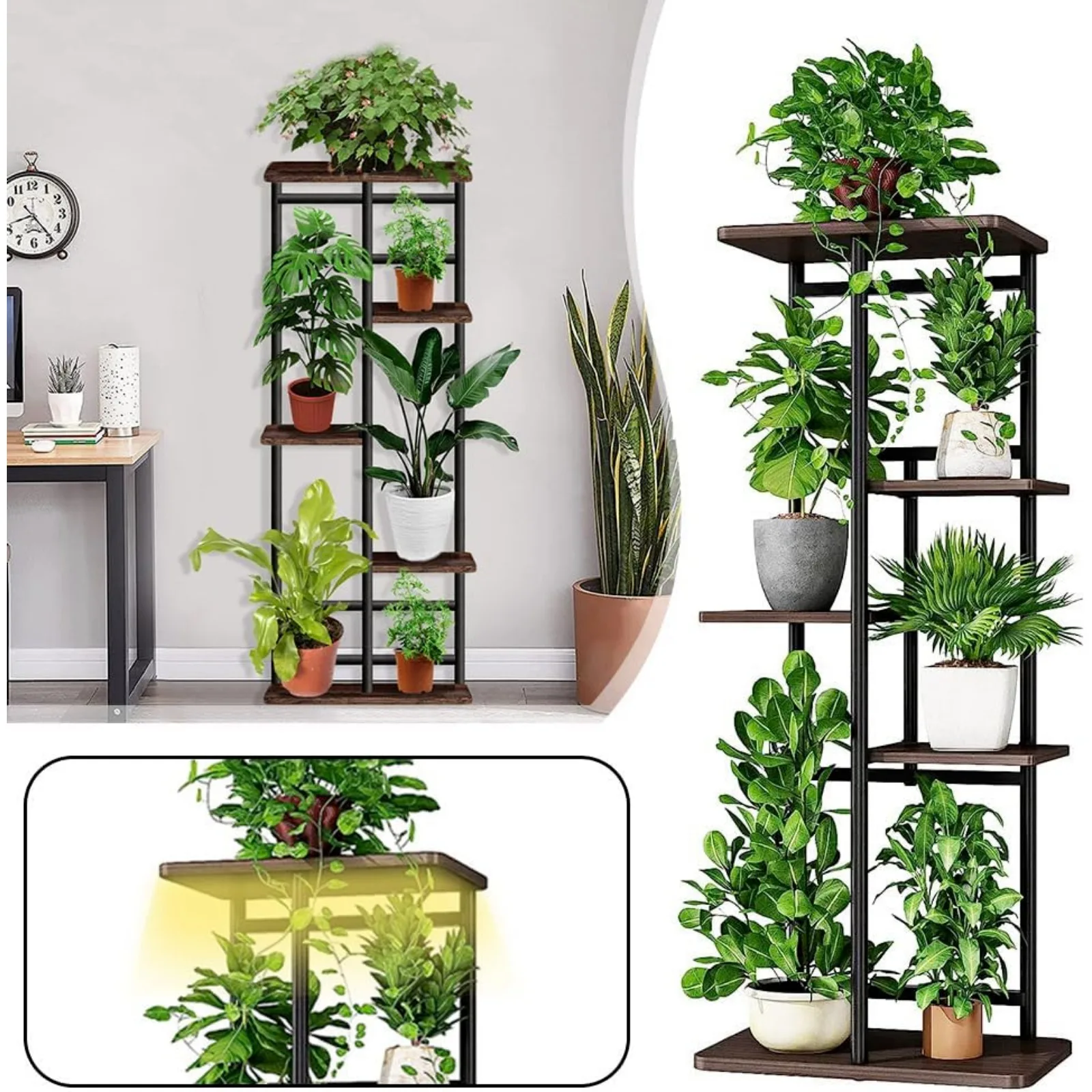 Plant Stand with Grow Lights 4