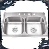 Kitchen Sink Stainless Steel Drop In Top Mount,Self Rimming 1