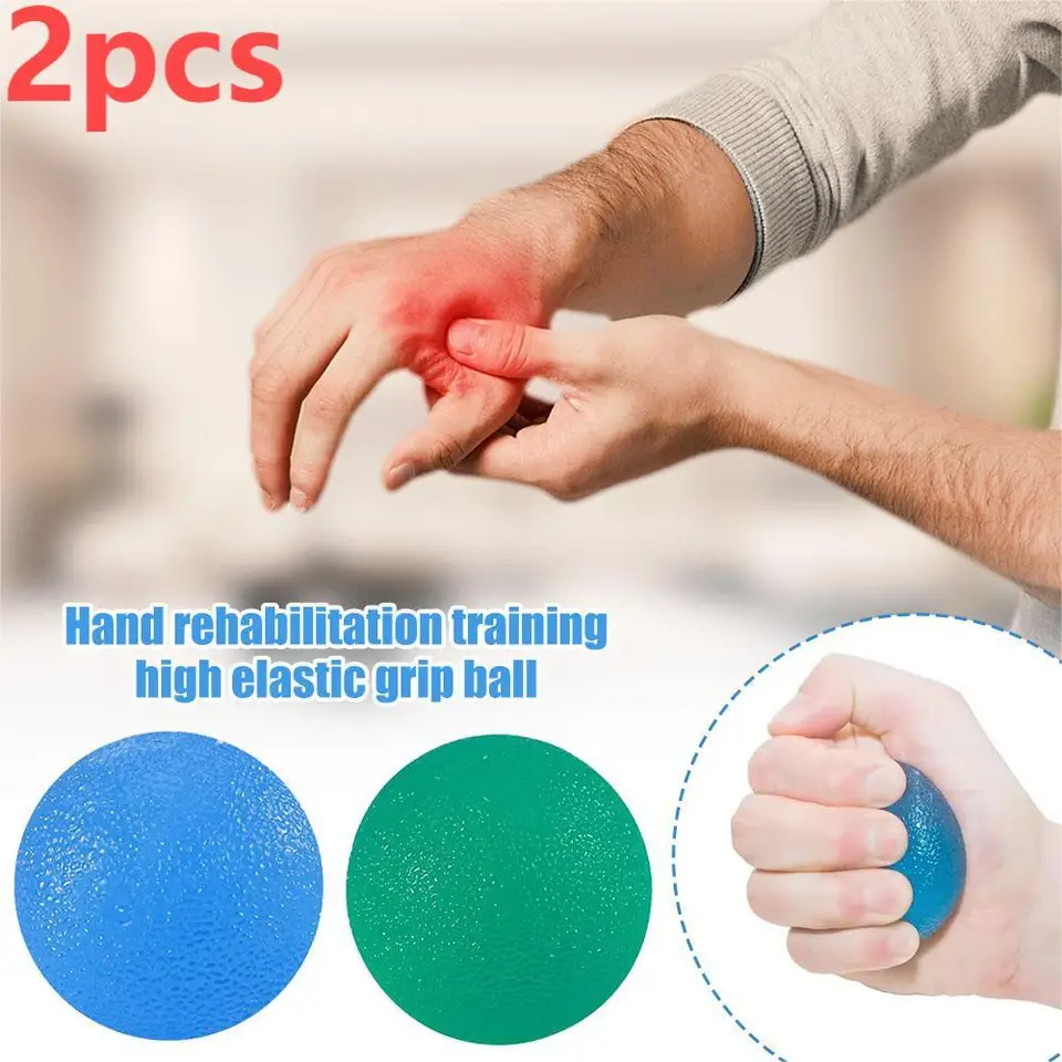 Pelota De Agarre De Mano, Pelota De Ejercicio De Agarre De Manos, Alivio Del Estrés, Mejora