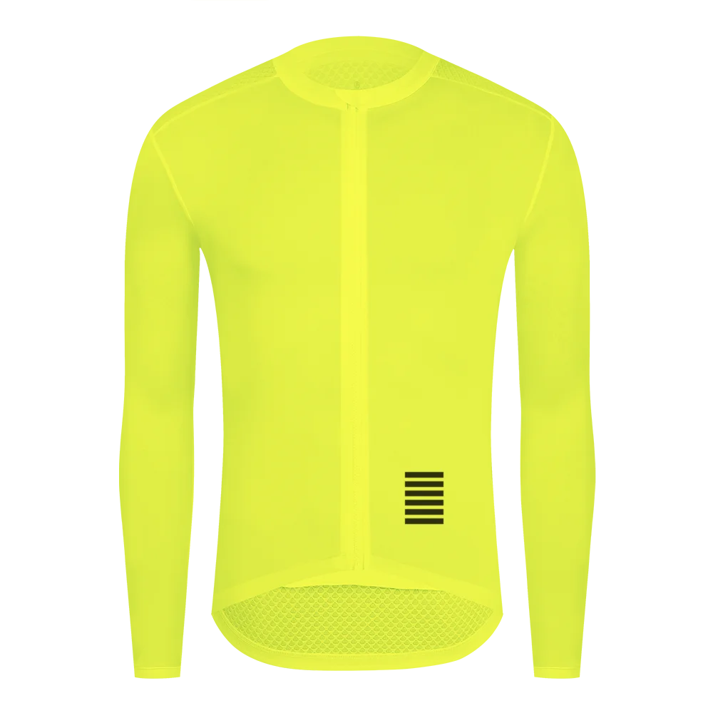 thumbnail image 1 of YKYWBIKE - Maillot de ciclismo para hombre, manga larga, para primavera, para bicicleta de carretera, ropa de ciclismo de equipo profesional, 1 of 5