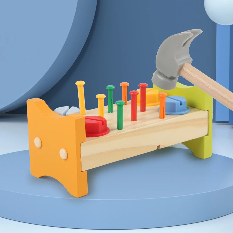 Kids Tool Bench Workshop Workbench Construction Toys For Kids Educational Preschool Learning Montessori Toys Learning Sensory To