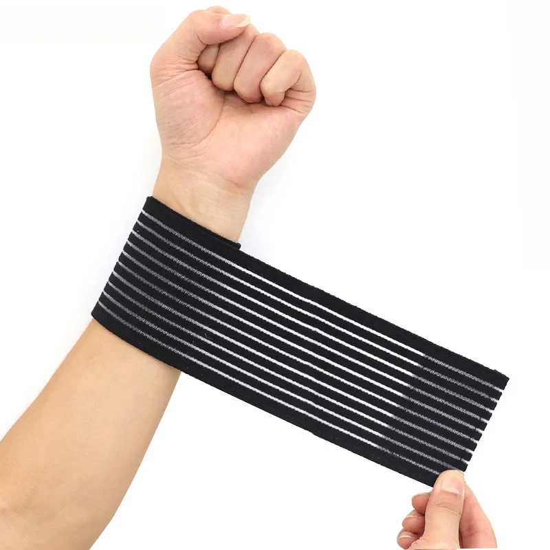 Adjustable Professional Sports Wrist Support Brace with Elastic Bandage - Enhanced Protection and Comfort