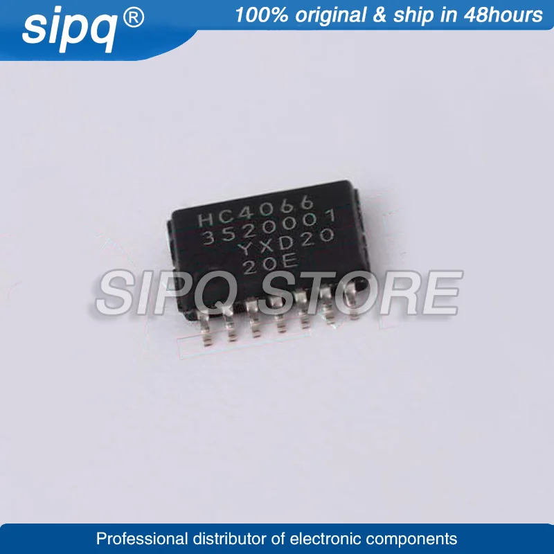 

100 шт./лот 74HC4066PW,118 74HC4066PW TSSOP-14 абсолютно новые и оригинальные зеркальные оригинальные товары