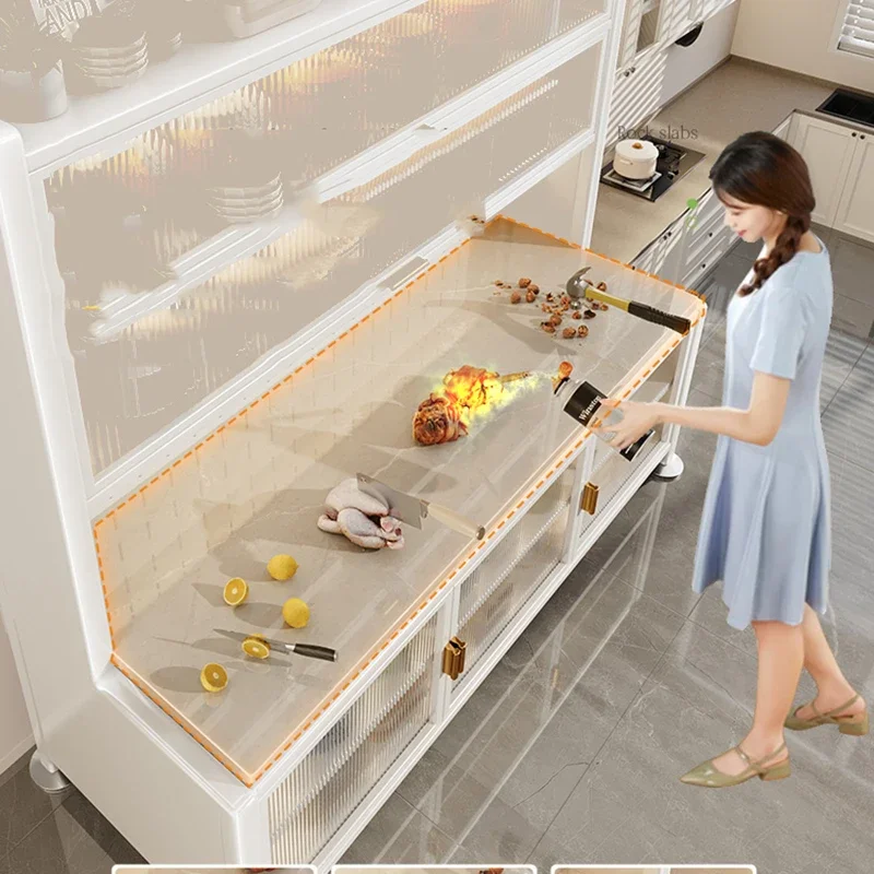 Sideboards Prefabricated Sideboard Cabinets Living Room et De Cuisine Vintage Accent Cabinet Coffee Cabinet Corner Table LT