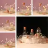 1/2X Heart/Square/Star/Ball/lamp bulb Plastic Bottle With Cork Stopper Message Bottles Jars Vials Gift Art DIY Craft Home Decor 4