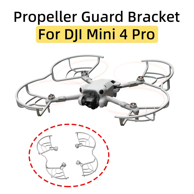 

For DJI Mini 4 Pro Drone Propeller Guard Anti-collision Ring Paddle Blades Protective Cover Safety Flight Wing Fans Accessories