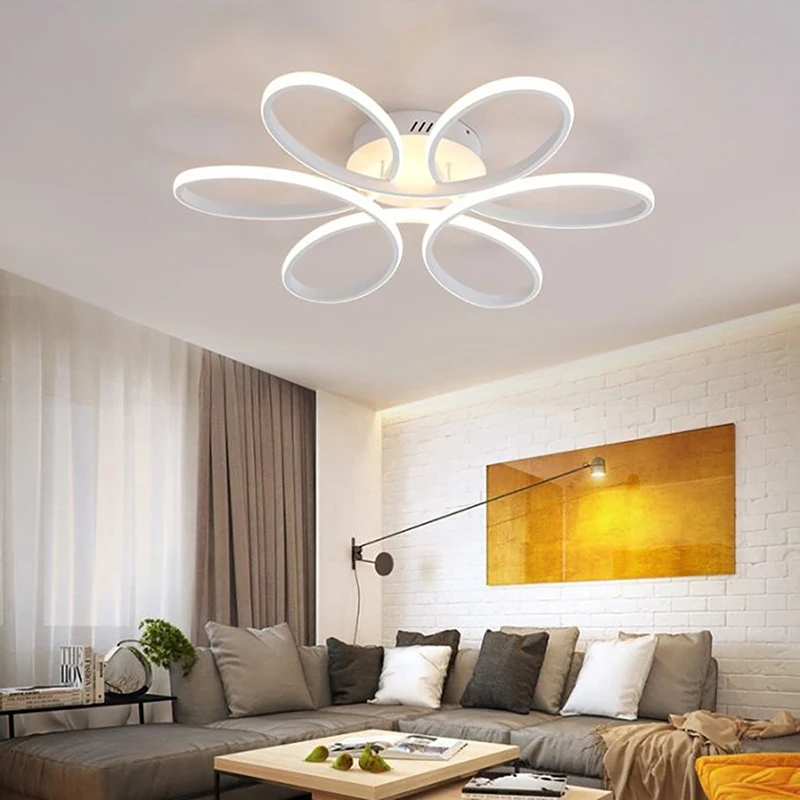 60CM 75W LED Ceiling Lights Living Room Bedroom Lights Indoor Lights Living Room Foyer Lighting Fixtures ceiling led lights