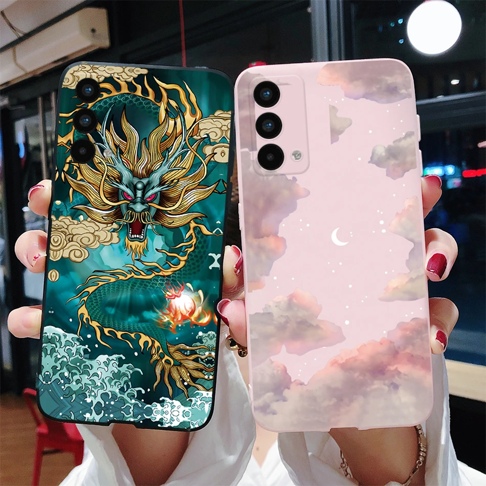 Custodia Per Oppo Realme Gt Master Edition Custodia Per Telefono Cool Dragon Pattern Cover Posteriore Morbida In Silicone Opaco Per Realme Gt Master F