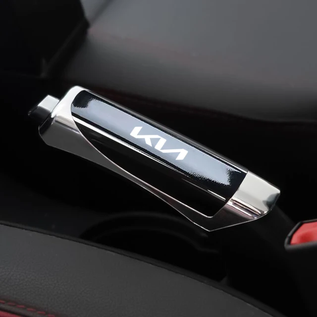 1pcs Car Hand Brake Cover Handbrake Grips Protection Carbon Fiber For Kia Rio Ceed Sportage Cerato Soul Sorento Picanto Optima 1