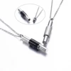 Simple Cylinder Cremation Urn Necklace/Keychain for Ashes Openable Memorial Pendant Stainless Steel Keepsake Jewelry 1