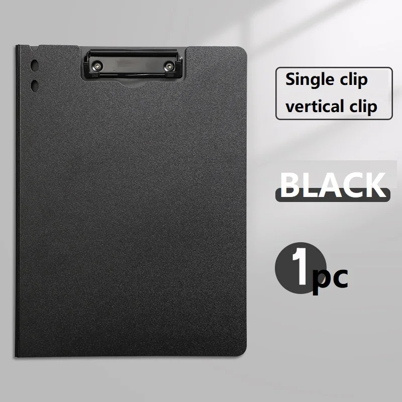 A4 File Folder & Clipboard with Writing Pad and Double Board Clip - Office & School Organizer