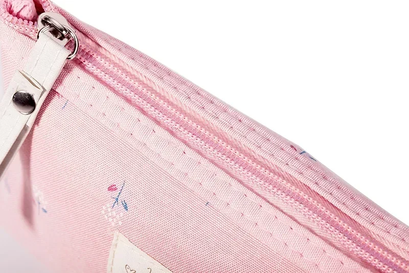 Women Floral Small Cosmetic Bag Makeup Bag Travel Neceser Storage Organizer Zipper Toiletry Wash Make Up Bags Purse Pouch