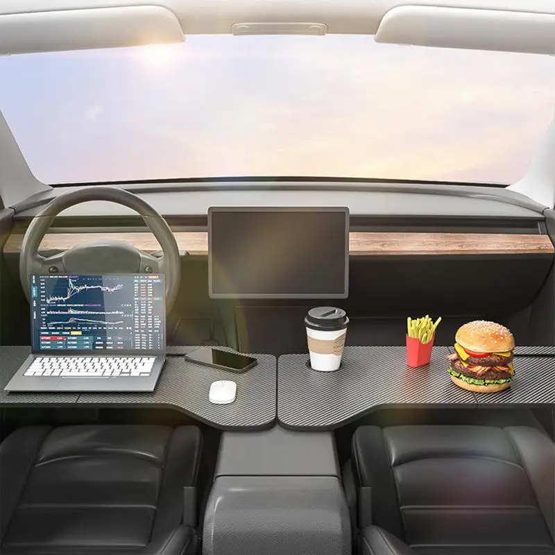 Topfit Foldable Laptop Desk Tray For Tesla Model Y & Model 3 - Work, Eat, Or Relax Comfortably In Your Car - View #8