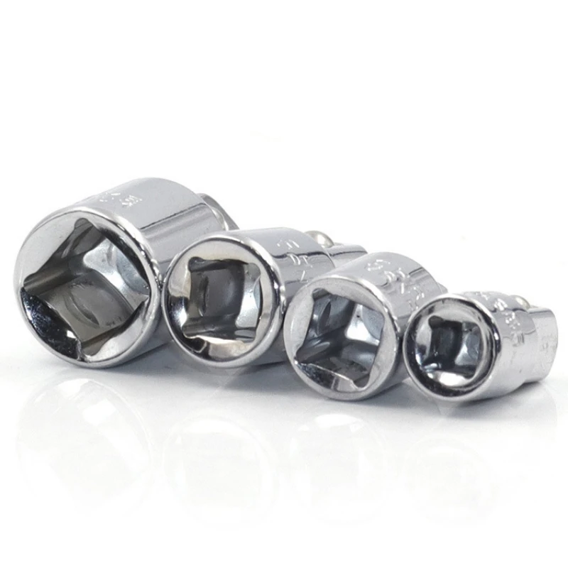 1/4" 3/8" 1/2" Ratchet Wrench Drive Socket Adapter Converter Reducer Air Impact Craftsman Socket Wrench Adapter Hand Tools Set 6