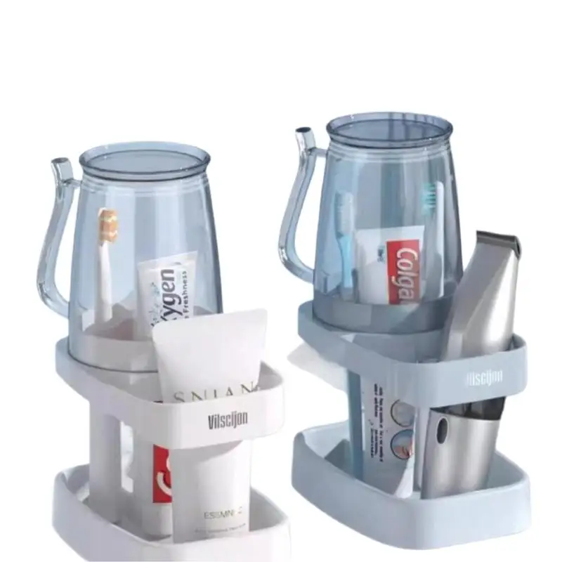 Set accessori bagno con bicchiere portaspazzolini e risciacquo_voghion.com