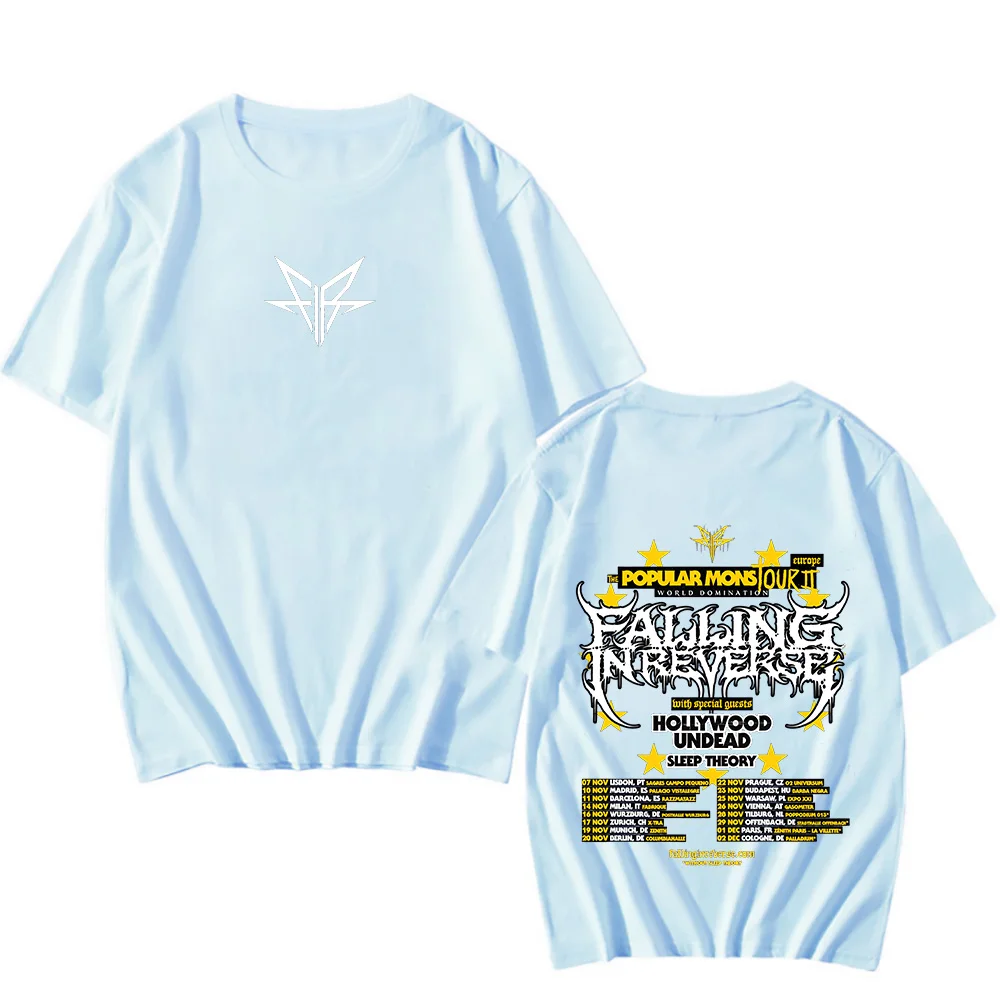 thumbnail image 1 of Falling in Reverse The Popular Mons Tour camisetas para mujeres/hombres nuevo diseño camiseta Funko Pop cuello redondo ropa de algodón tendencias, 1 of 5