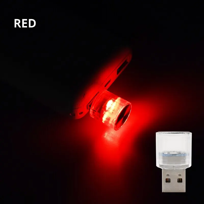 Compact USB LED Ambient Light for Interior Decoration & Portable Use