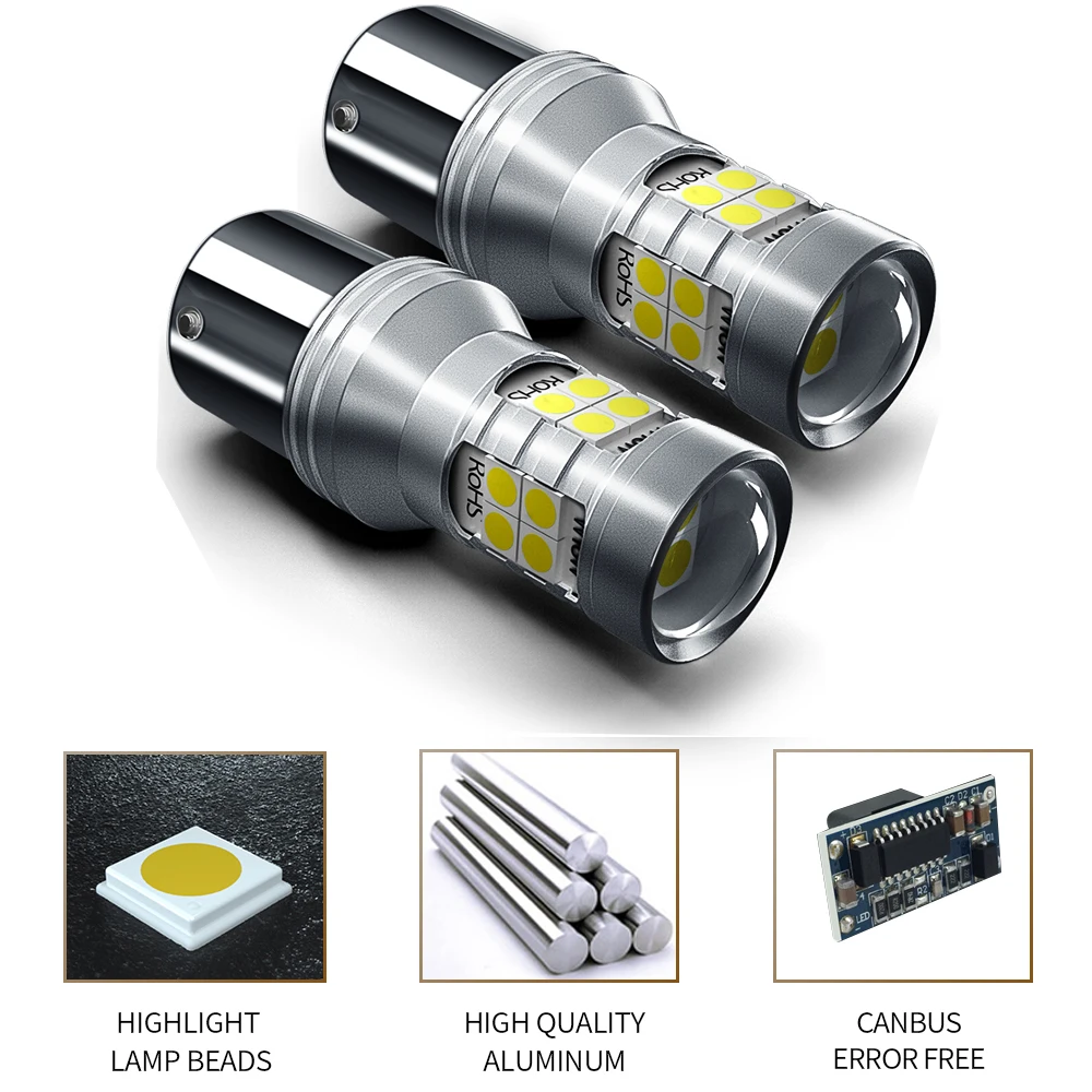 2x LED   P21W BA15S 1156 7506 Canbus  ٰ  3 4 5 6 mk3 mk4 mk5 mk6 Passat B5 B5.5 B6