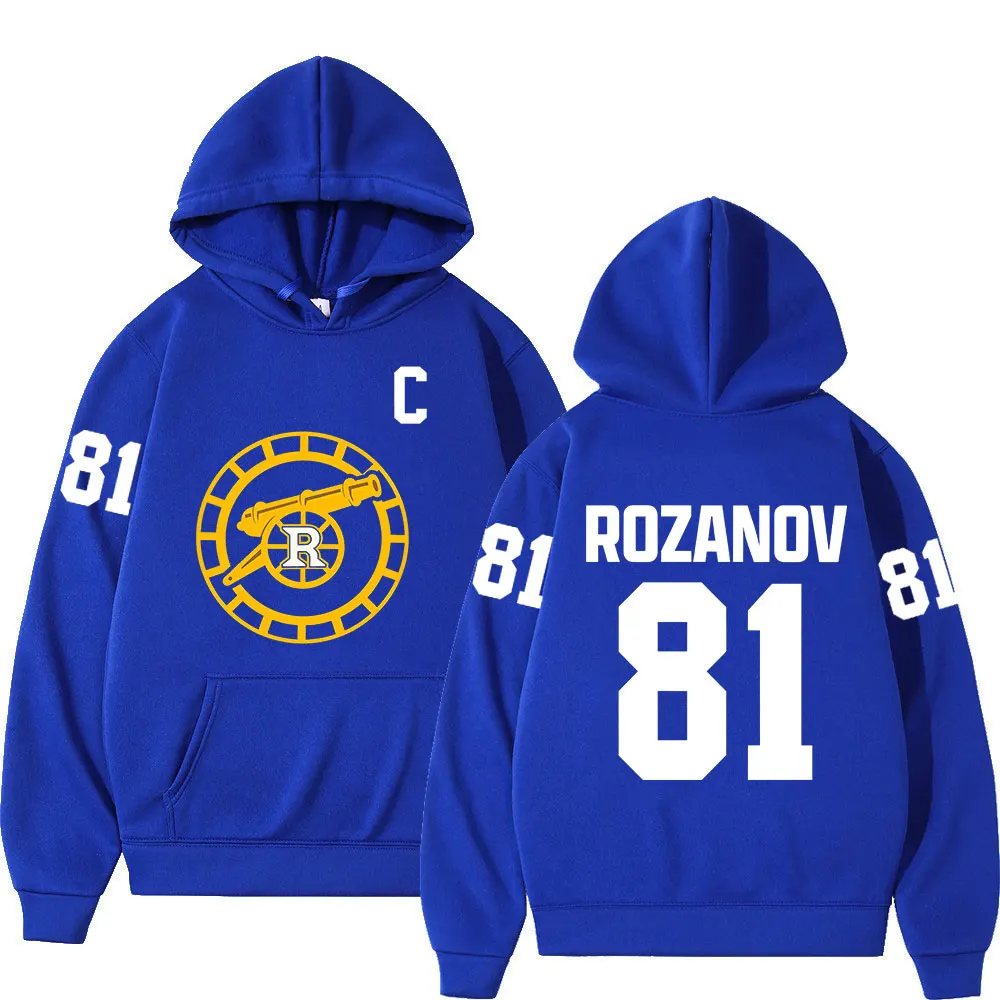 Heated Rivalry Ilya Rozanov 81 Boston Raiders Hoodies Men Women Hip Hop Fashion Sweatshirts Casual Loose Long Sleeves Pullovers