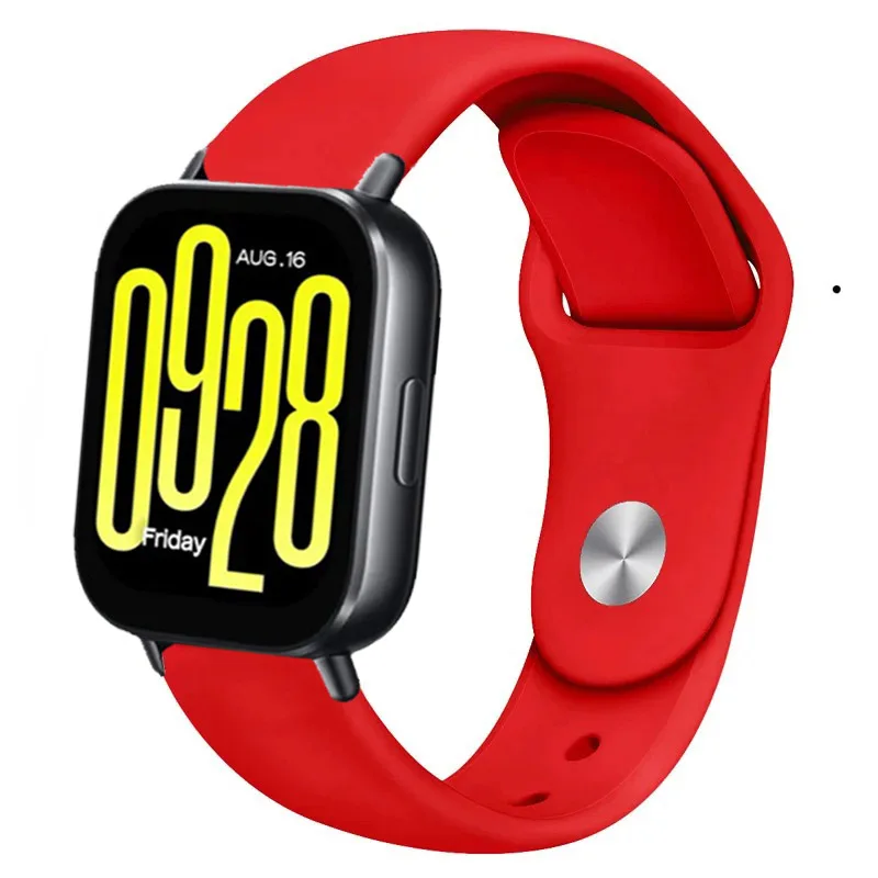 Comfortable 22mm Soft Silicone Strap - Replaceable Wristband for Smartwatches