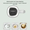 Automatic Ice Cream Maker 60W 300ML Efficient ABS Aluminium Alloy Low Noise Ice Cream Machine 100-240V 12V for Kitchen 5