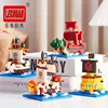 Thousand Sunny Micro Building Blocks Linkgo One Piece Pirate Ship Polortang Going Merry Model Connection Mini Bricks Figure Toys 1