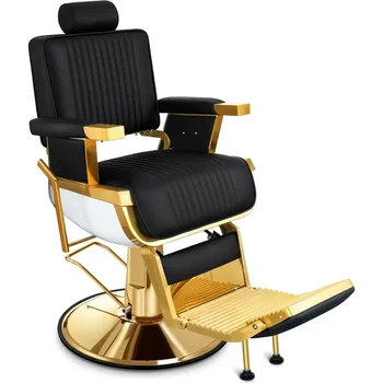 Reclining Salon Chair with Adjustable Backrest & Lumbar Support 1