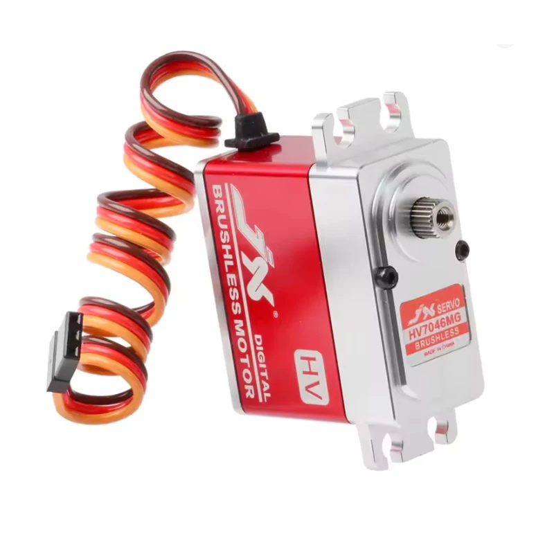 Servomoteur sans balais JX BLS-HV7032MG 32kg avec bras de servo en métal et vis incluses