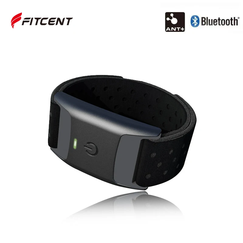 FITCENT Heart Rate Monitor Armband - Bluetooth ANT+ Optical Sensor For Fitness Training