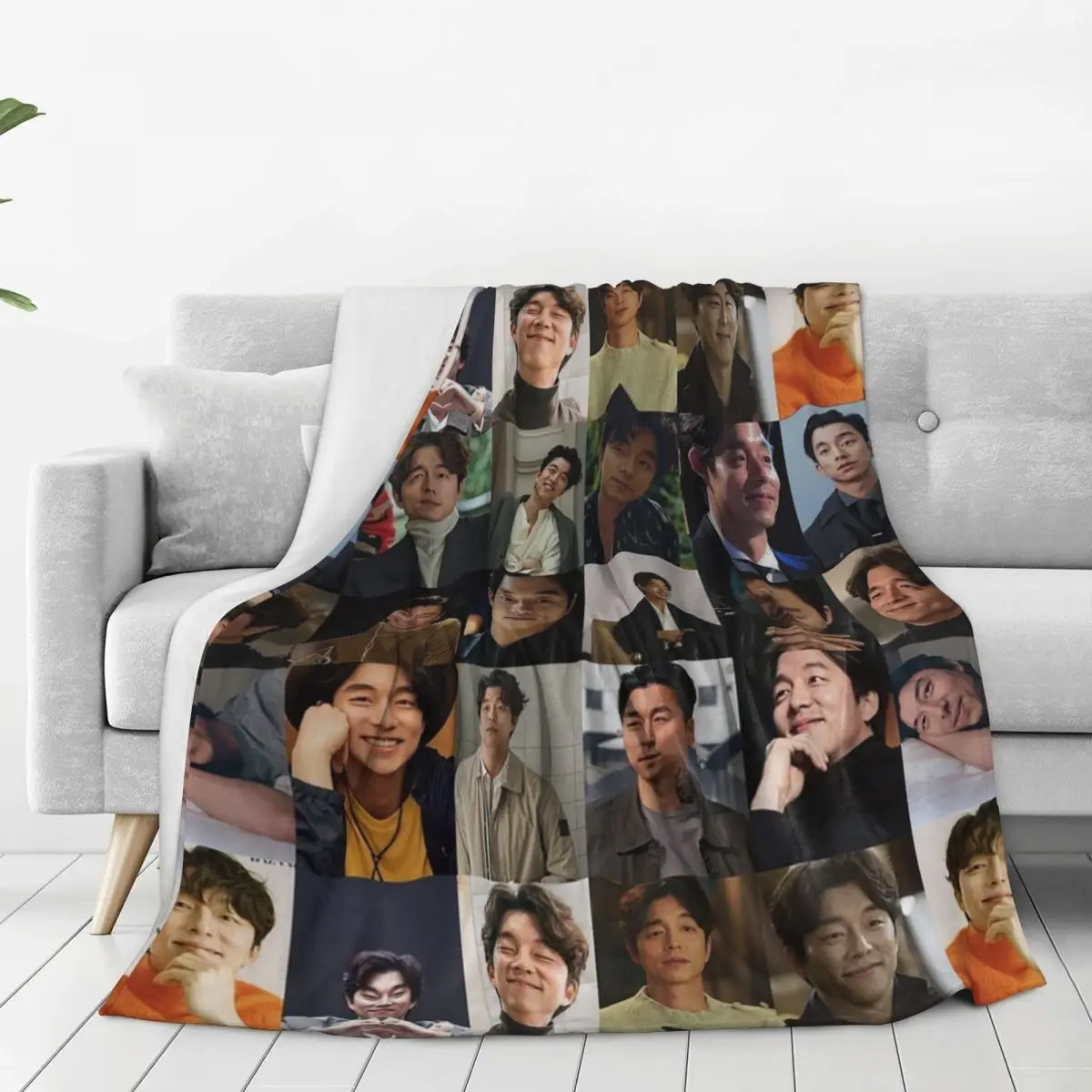 Gong Yoo 1 Blanket Fleece Portable Sofa Throw Blankets For Home Bedroom Office Throws Bedspread Quilt 2