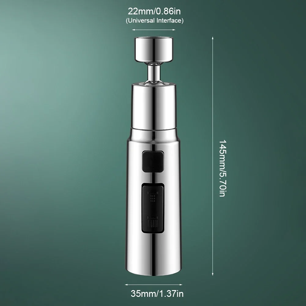 360 Degree Rotatable Faucet Extender Kitchen Faucet Aerator 3 Modes Faucet Washbasin Sprayer Saving Water Tap Nozzle for Sink