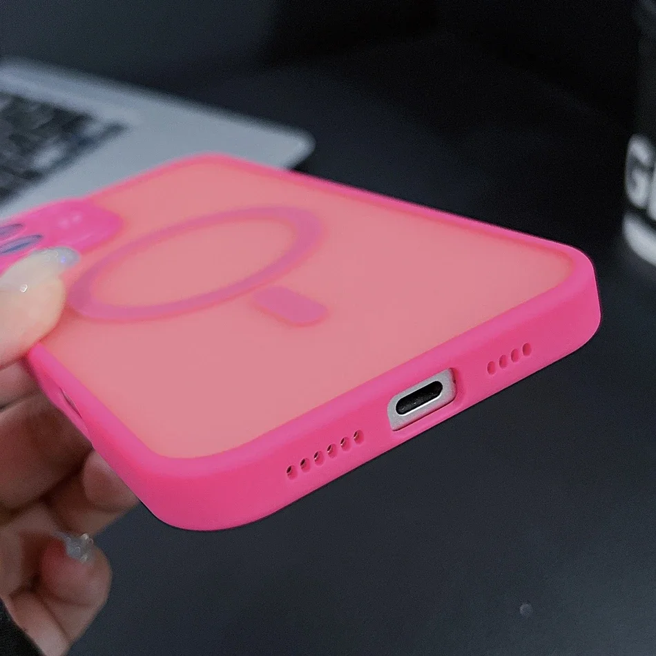 iPhone16ProMax 用 ケース 半透明 ローズピンク iPhone16ProMax 用 ケース 半透明 ローズピンク