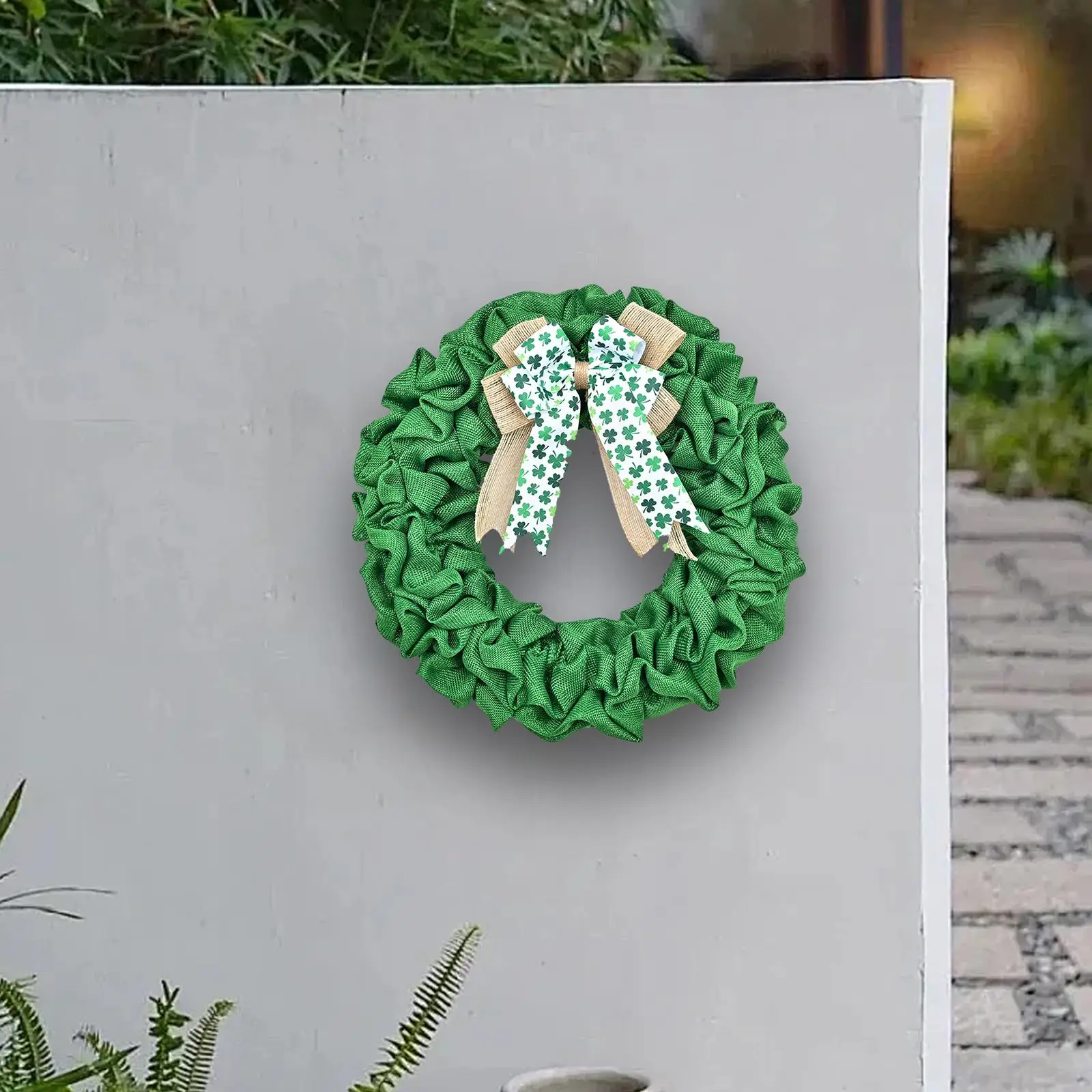 

Spring Wreath Front Door Fireplace Housewarming ST Patrick's Day Wreath Sign