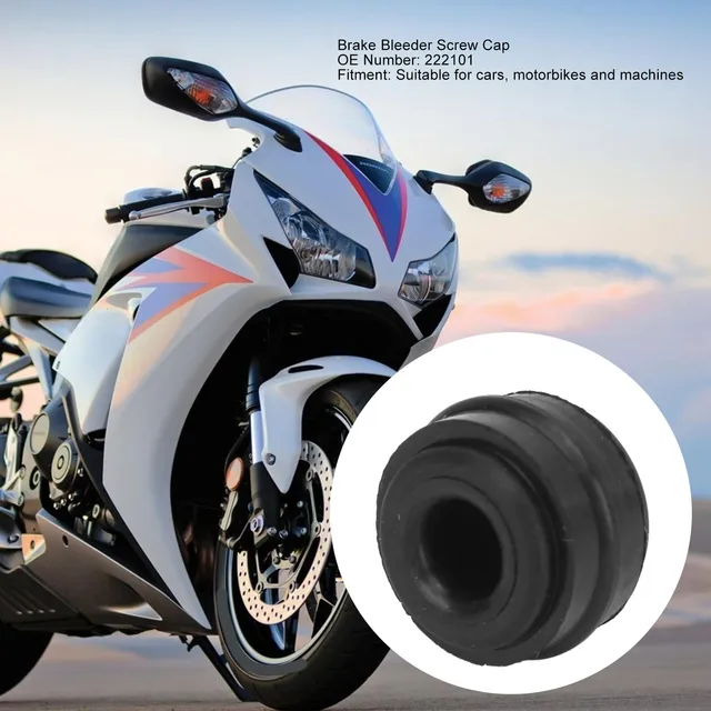 Viti Di Spurgo ABSOPRO Per Moto - M6x1mm, Set Di 2, Con Cappuccio, Per Freni