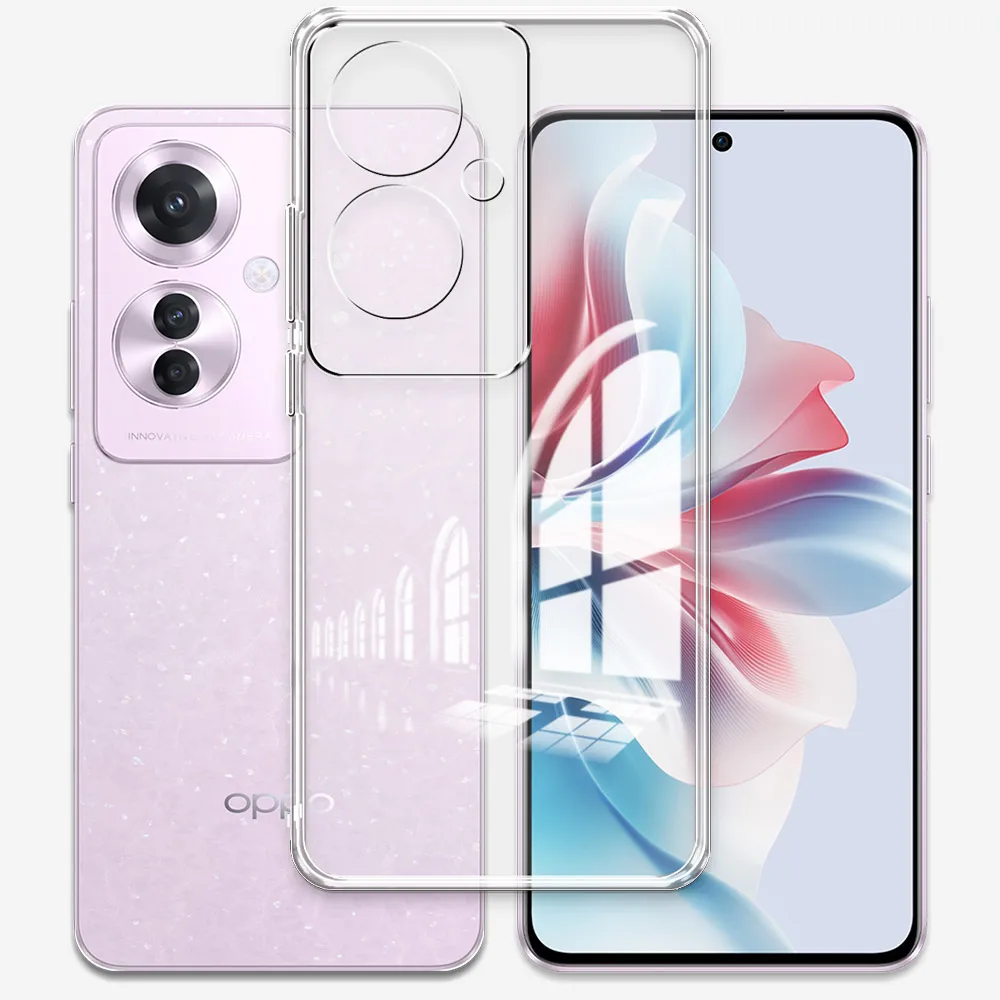 Sleek Clear Silicone Shockproof Phone Case for 5G Smartphones - Soft Protective Cover Coque