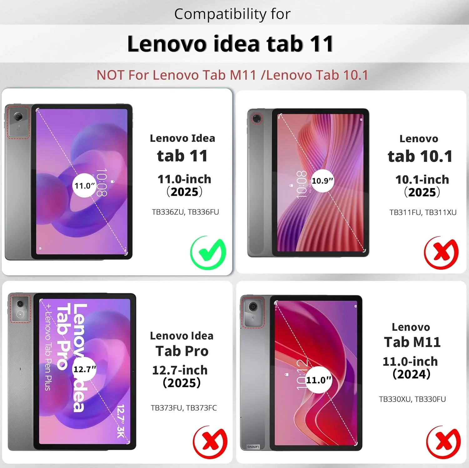 11 Anti-Fall HD Clear Tempered Glass Screen Protector, Bubble-Free