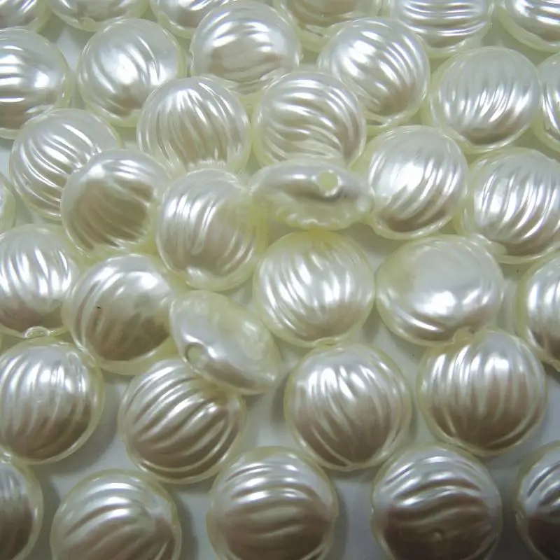 Colorful Beige ABS Imitation Pearl Beads