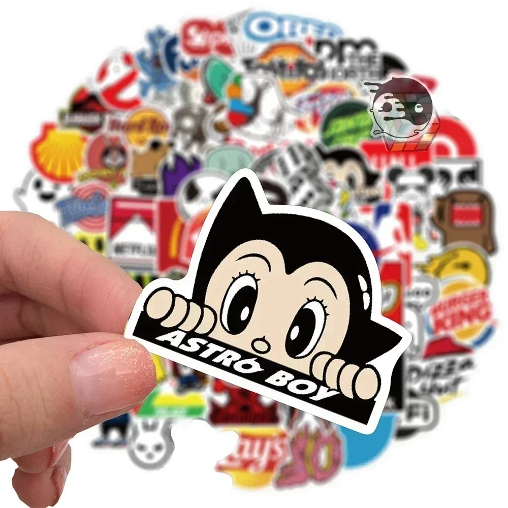 10/30/51/103Pcs Fashion Brand Stickers DIY Skateboard Laptop Luggage Bike Motorcycle Phone Car Sticker Decals Kids Toy decorative stickers decorative labels stickers custom stickers self adhesive stickers adhesive stickers cartoon stickers cartoon sticker paper stickers