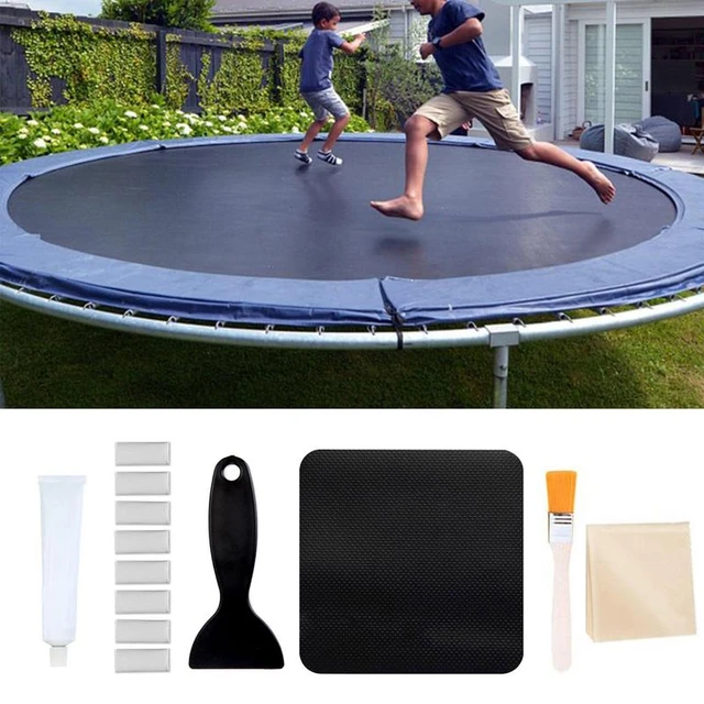 19pcs Trampoline Patch Repair Kit Square Glue On Patches Repair Trampoline  Mat Tear or Hole Trampoline - AliExpress