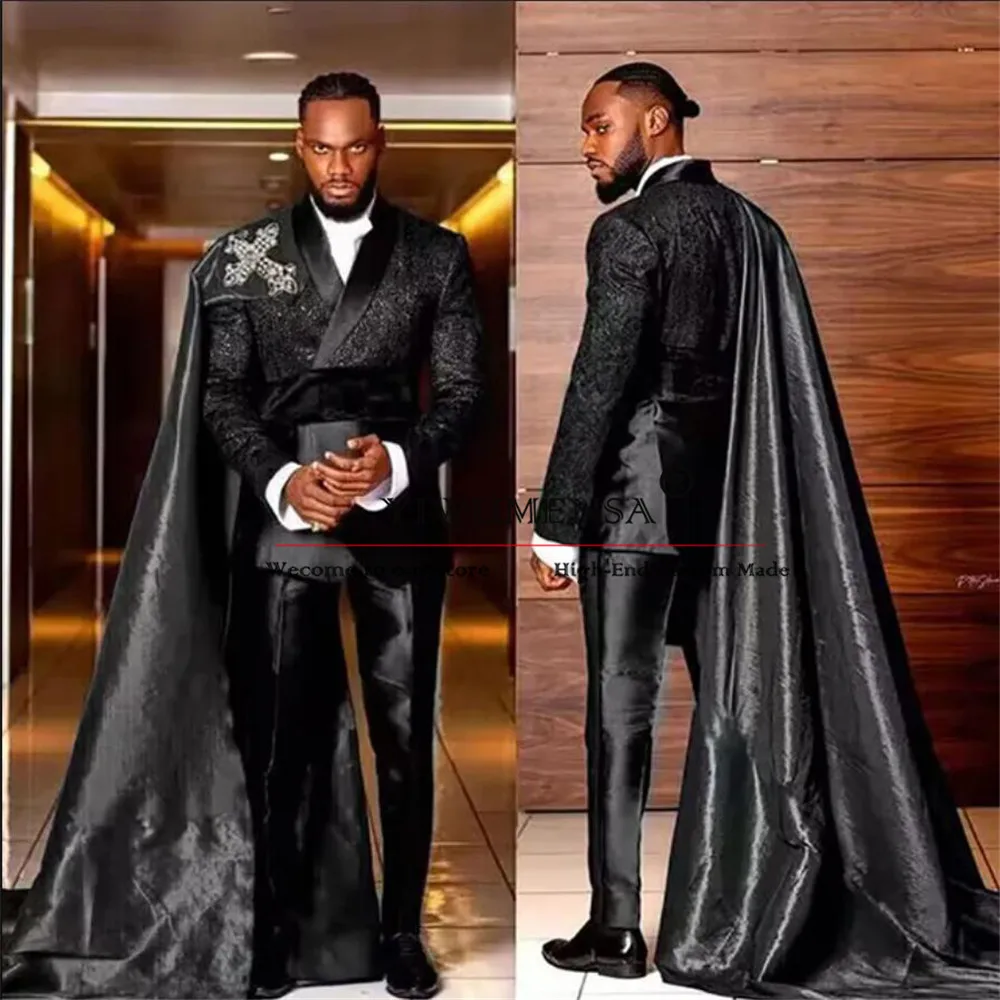 

Роскошный женский пиджак с накидкой с цветочным принтом, брюки, мужские костюмы, облегающий блейзер для выпускного бала, одежда в стиле бойфренда