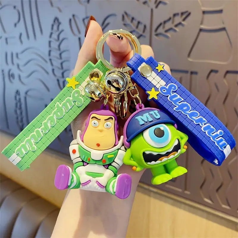 

Disney Toy Story Keychains Anime Buzz Lightyear Woody Lotso Keyring Collection Doll Bag Car Accessory Christmas Birthday Gifts