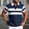 Summer Luxury Polo Shirt Mens Polo Large T Shirts Stritching Shorts Sleeve Turn-down Collar Business Tee Shirt Sweatwear 3XL 2