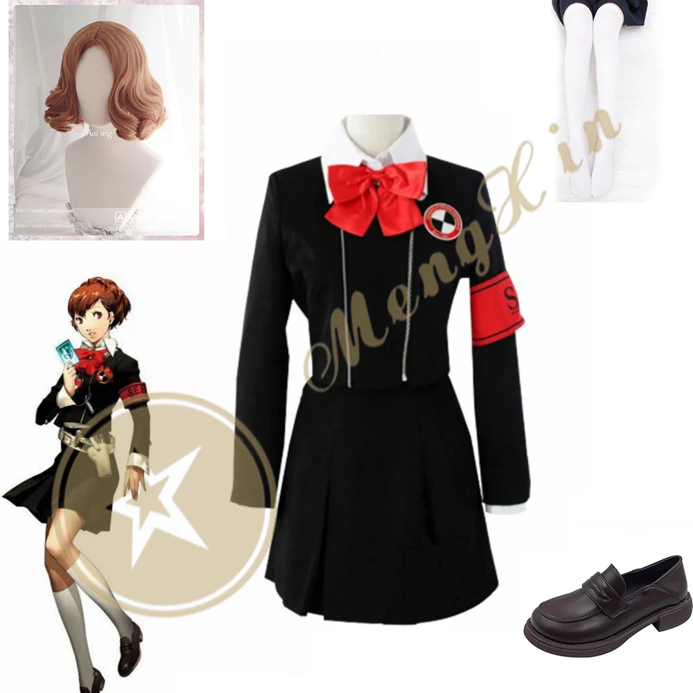 Anime Shin Megami Tensei Persona 3 Mitsuru Kirijo Chihiro Fushimi Uniforme Scolastica Costume Cosplay Abiti Di Halloween Su Misura