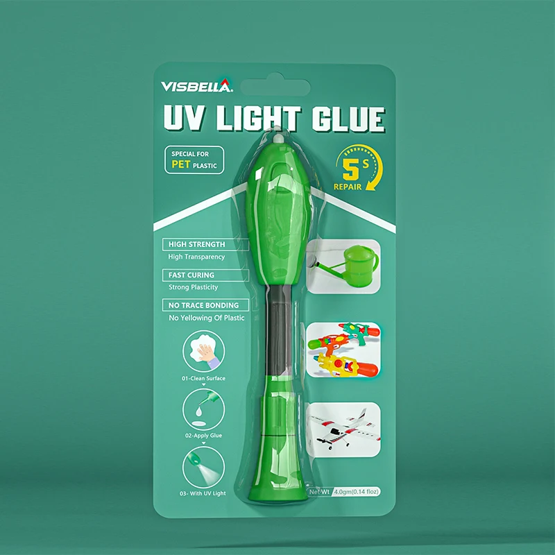 UV Glue Kit with Light Super Glue Plastic Welding Kit Plastic