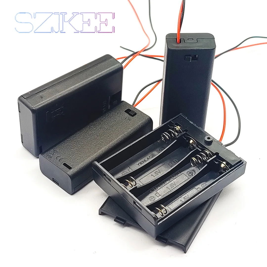 AAA Battery Holder with on/off switches 2/3/4 compartments Battery Box Case battery storage box battery case battery holder battery box