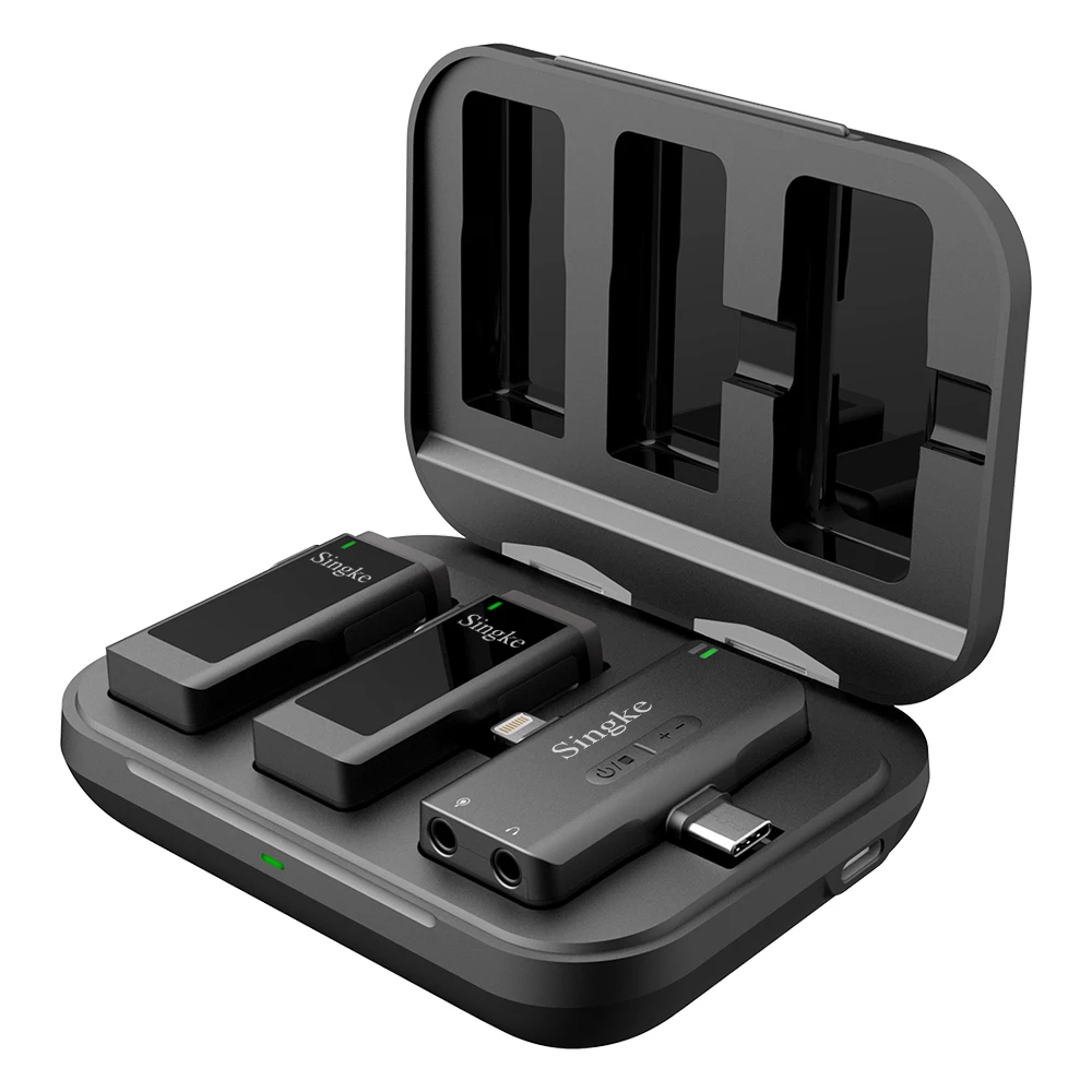 

UHF Wireless Lavalier Microphone Lapel Professional Mini Mike For Camera Vlog Shooting LIve Streaming Recording