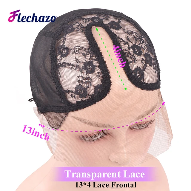 13x4 Frontal-Lace-Wig-Caps Transparent-Closure-Lace-Wig-Caps Wig Net Cap  For Mak